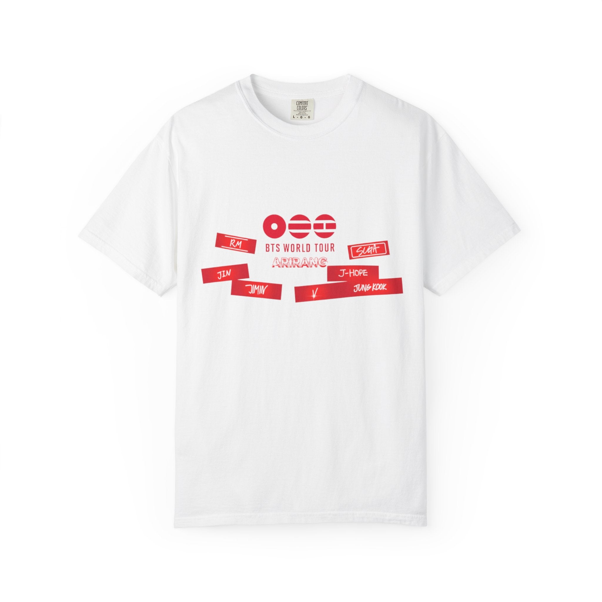 T-Shirt — Red Ribbon World Tour Graphic Tee (BTS World Tour Inspired)