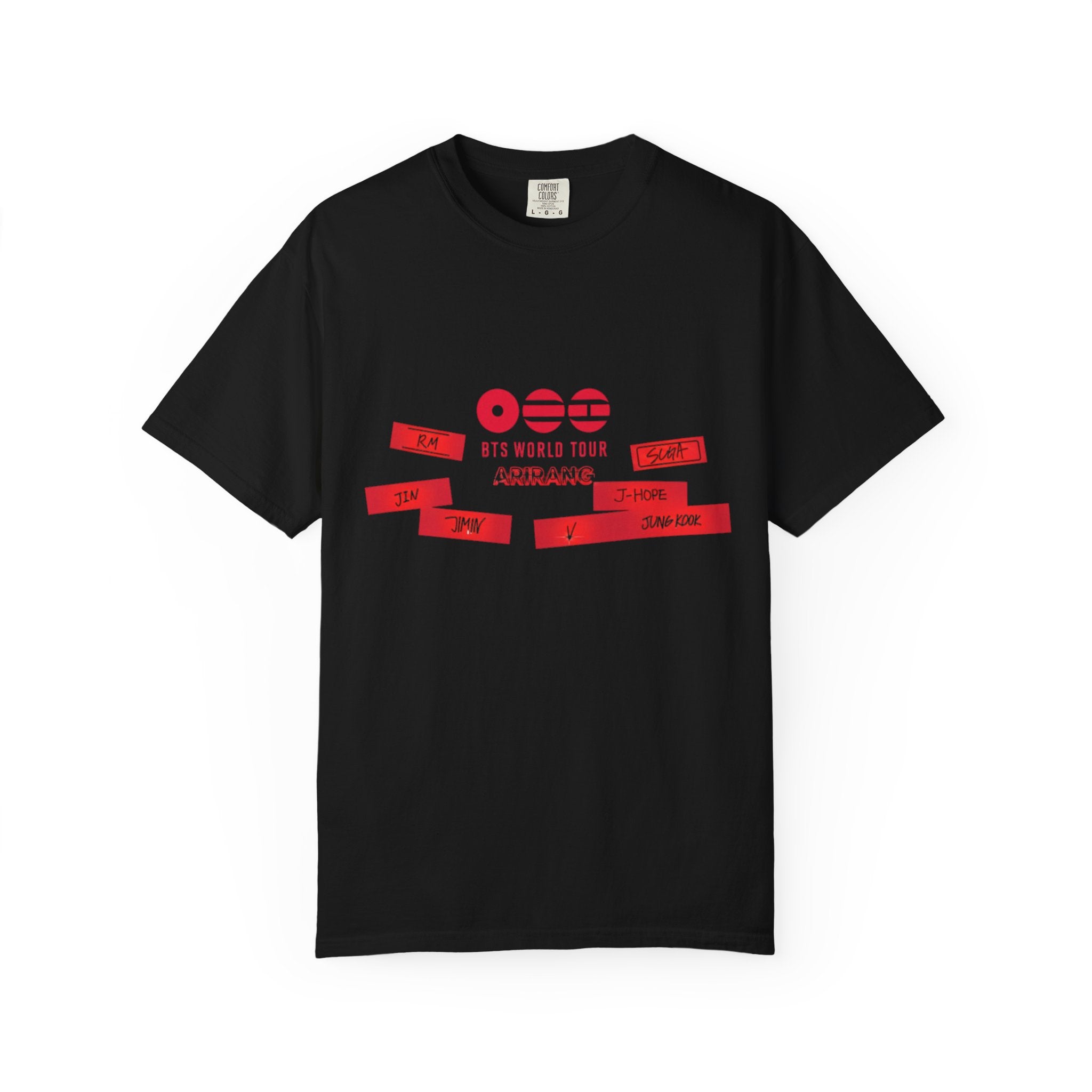 T-Shirt — Red Ribbon World Tour Graphic Tee (BTS World Tour Inspired)