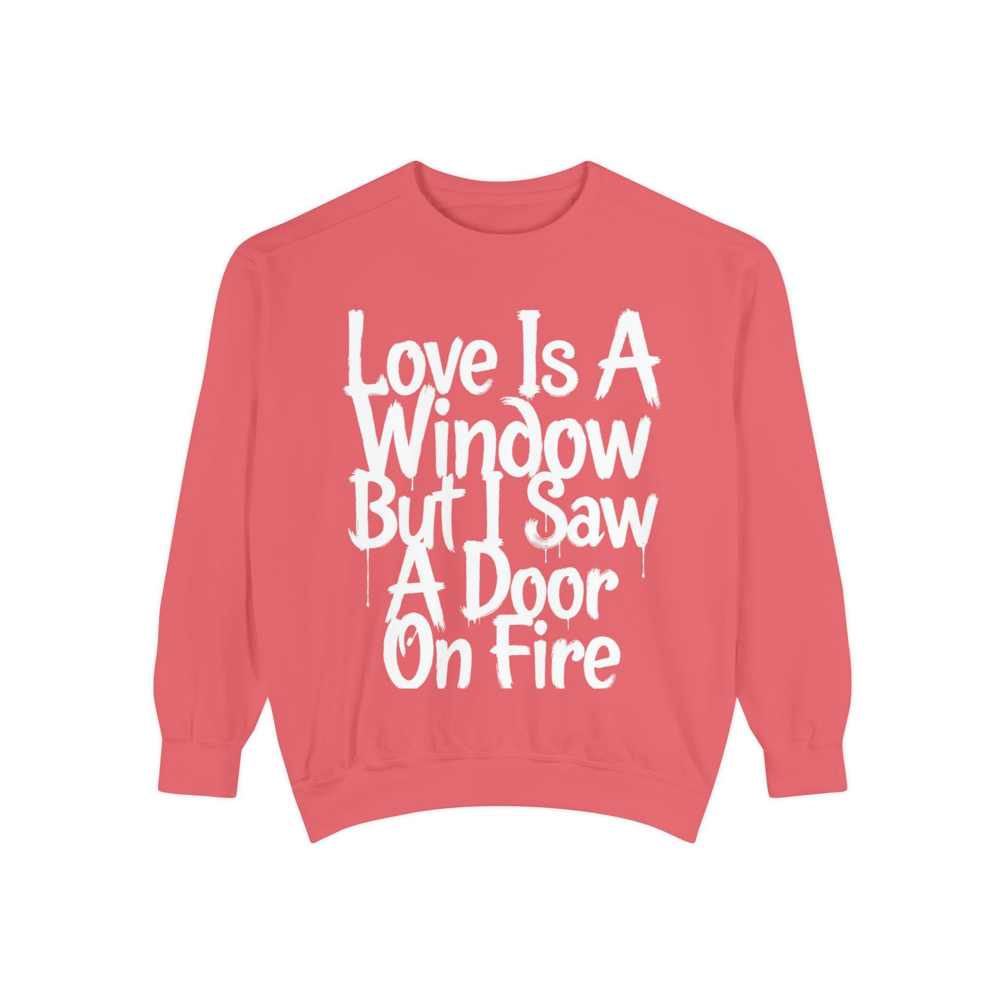 BTS - Love Is A Window But I Saw A Door On Fire Sweatshirt