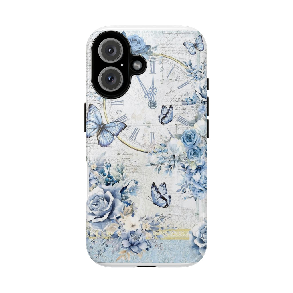 Vintage Blue Roses Tough Protective Phone Case
