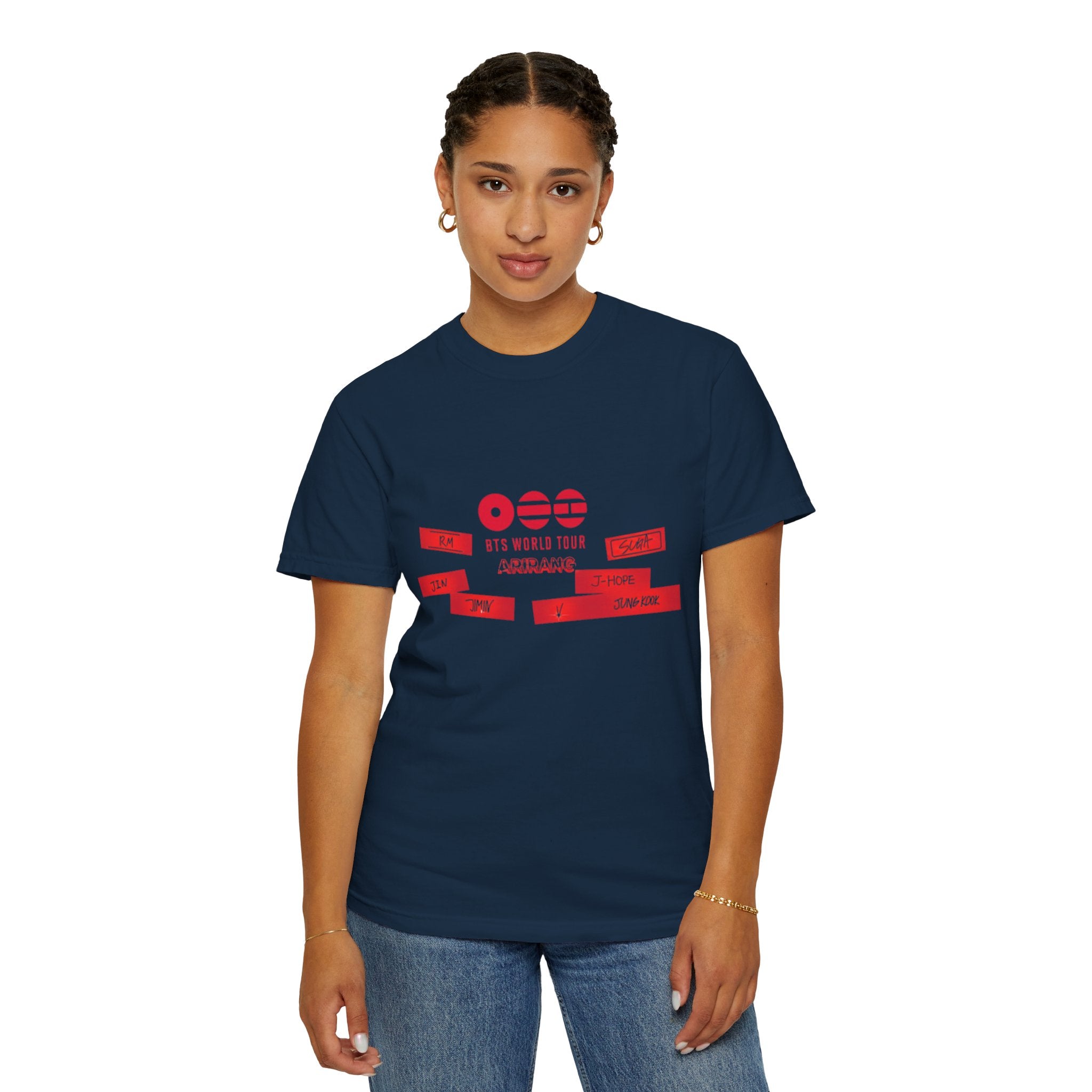 T-Shirt — Red Ribbon World Tour Graphic Tee (BTS World Tour Inspired)