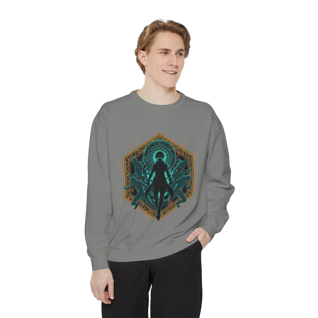 Alien Queen Graphic Sweatshirt — Cosmic Cephalopod Silhouette