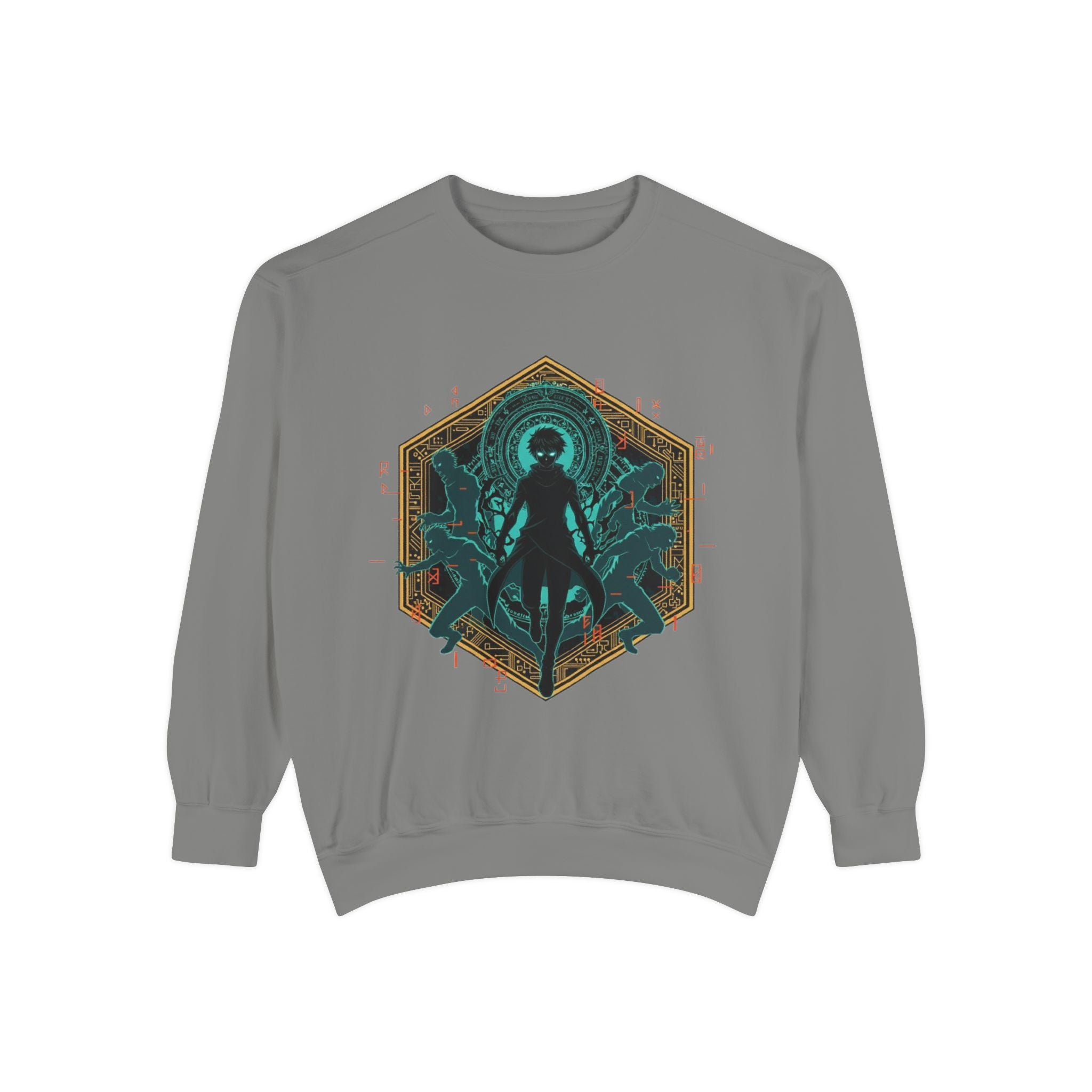 Alien Queen Graphic Sweatshirt — Cosmic Cephalopod Silhouette