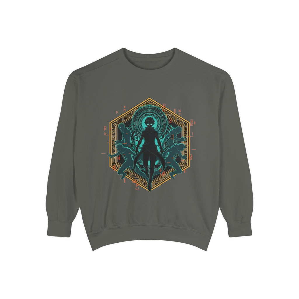 Alien Queen Graphic Sweatshirt — Cosmic Cephalopod Silhouette