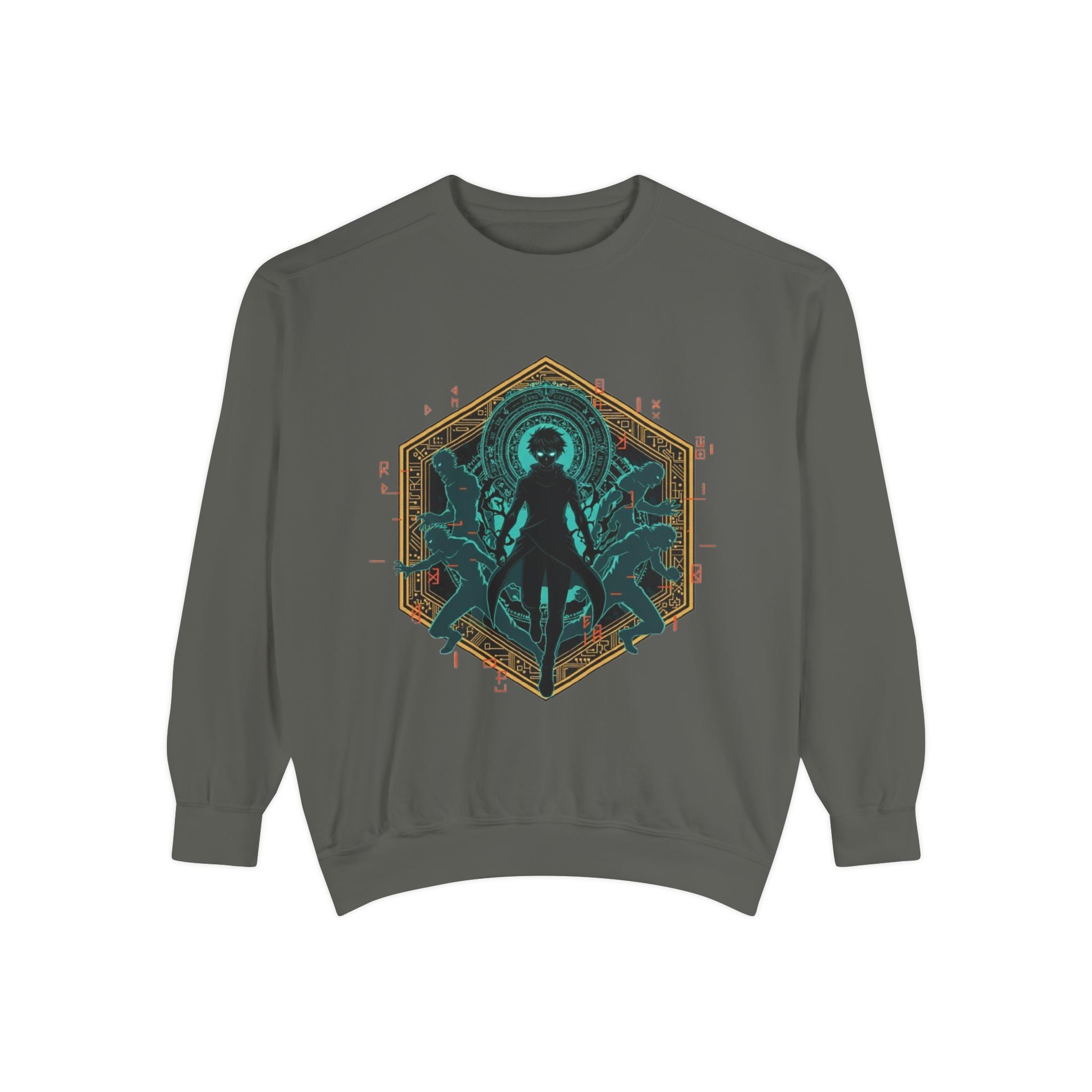 Alien Queen Graphic Sweatshirt — Cosmic Cephalopod Silhouette