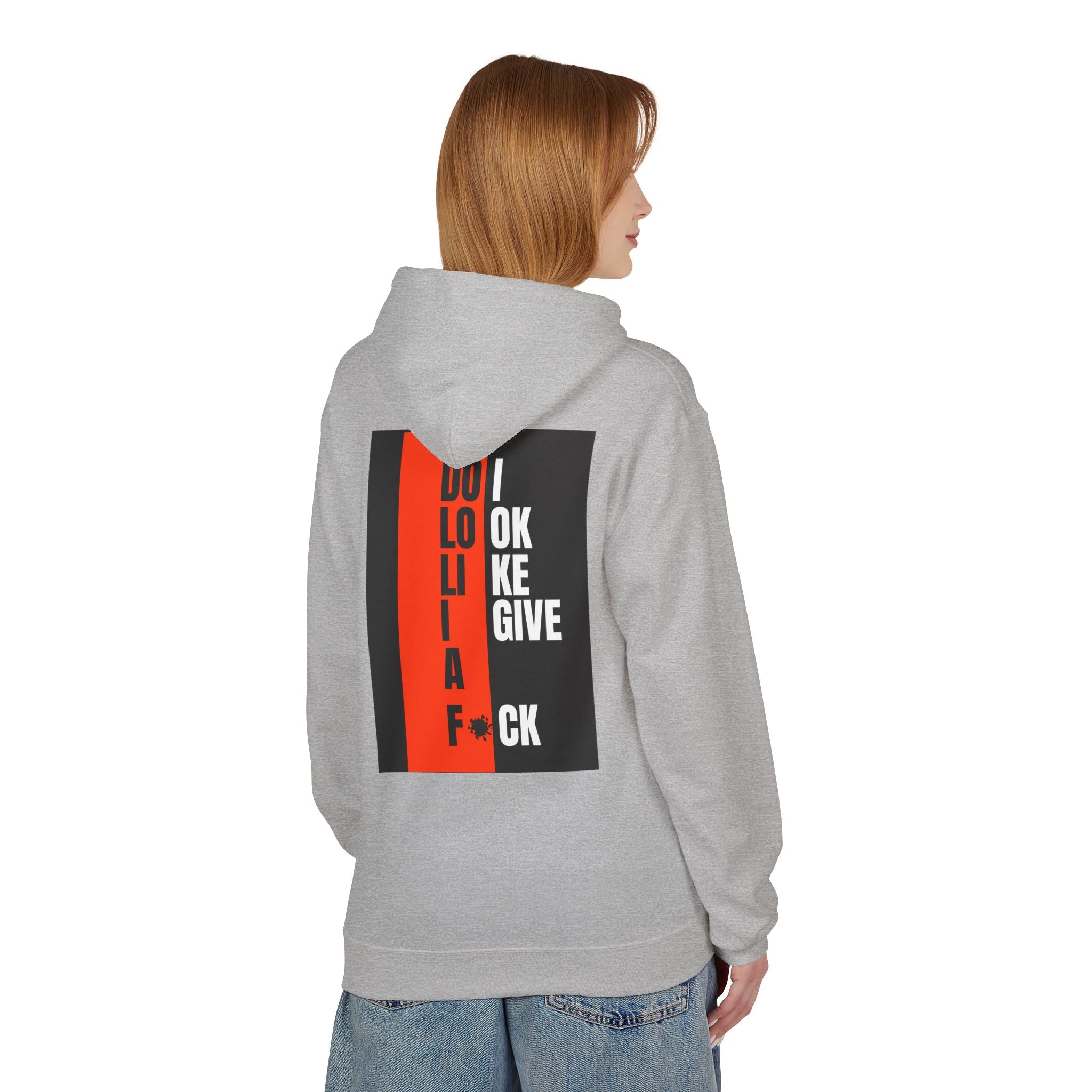 Hoodie — "Do I Look Like I Give a F*ck" Graphic Pullover