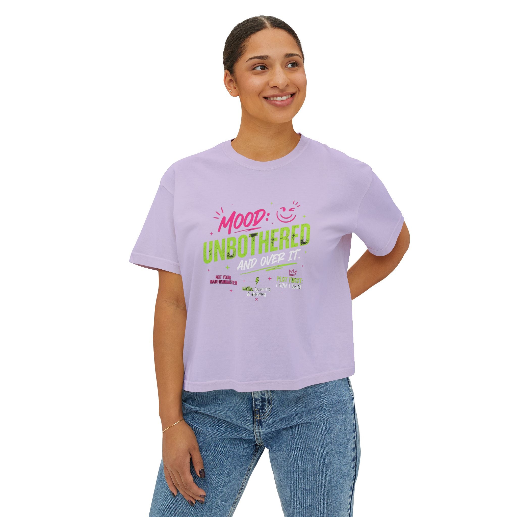 Unbothered & Thriving Aesthetic Graphic Tee