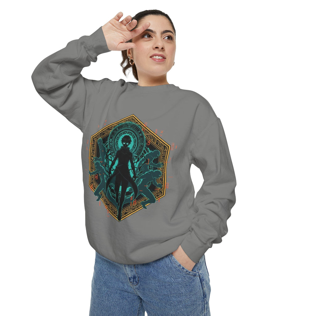 Alien Queen Graphic Sweatshirt — Cosmic Cephalopod Silhouette