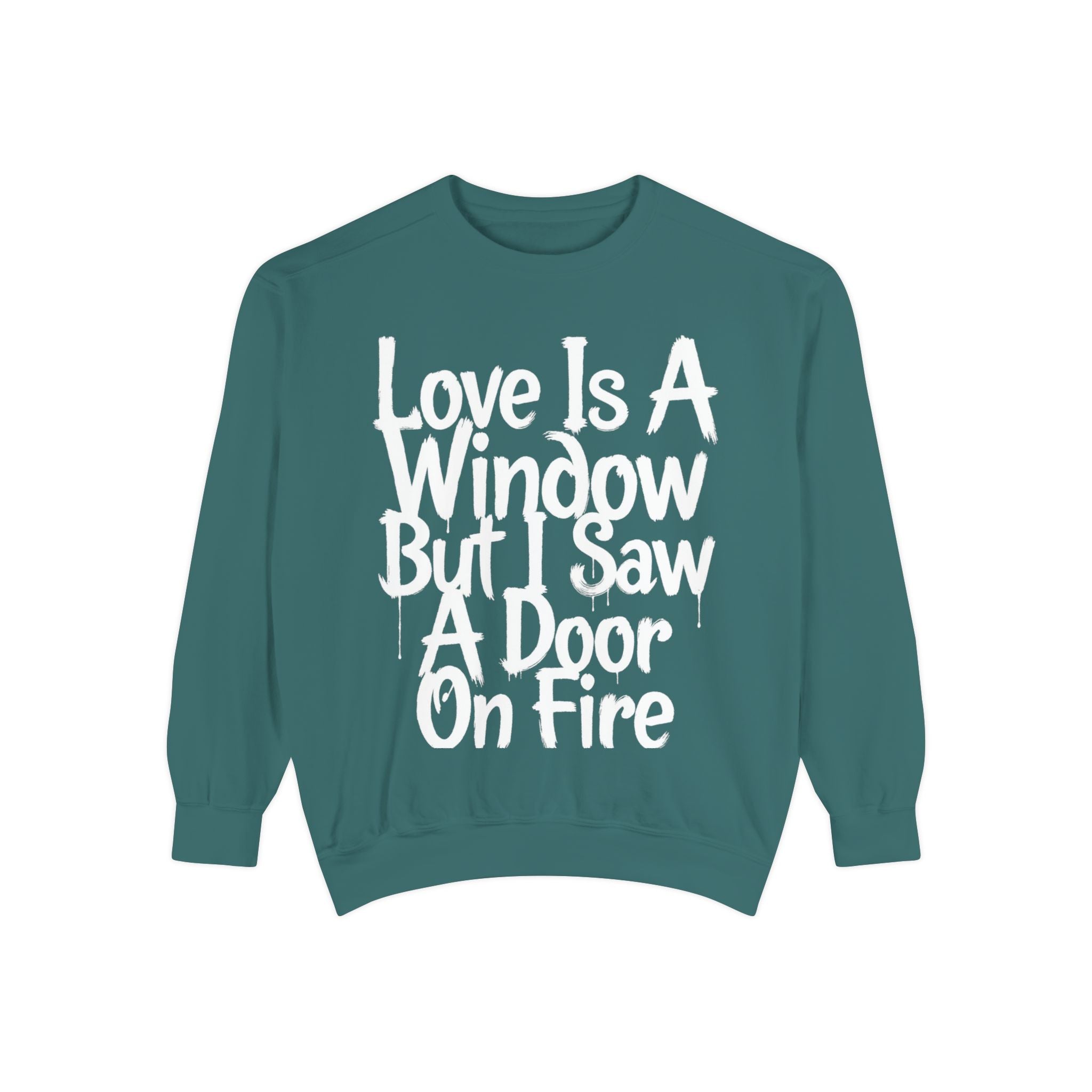 BTS - Love Is A Window But I Saw A Door On Fire Sweatshirt