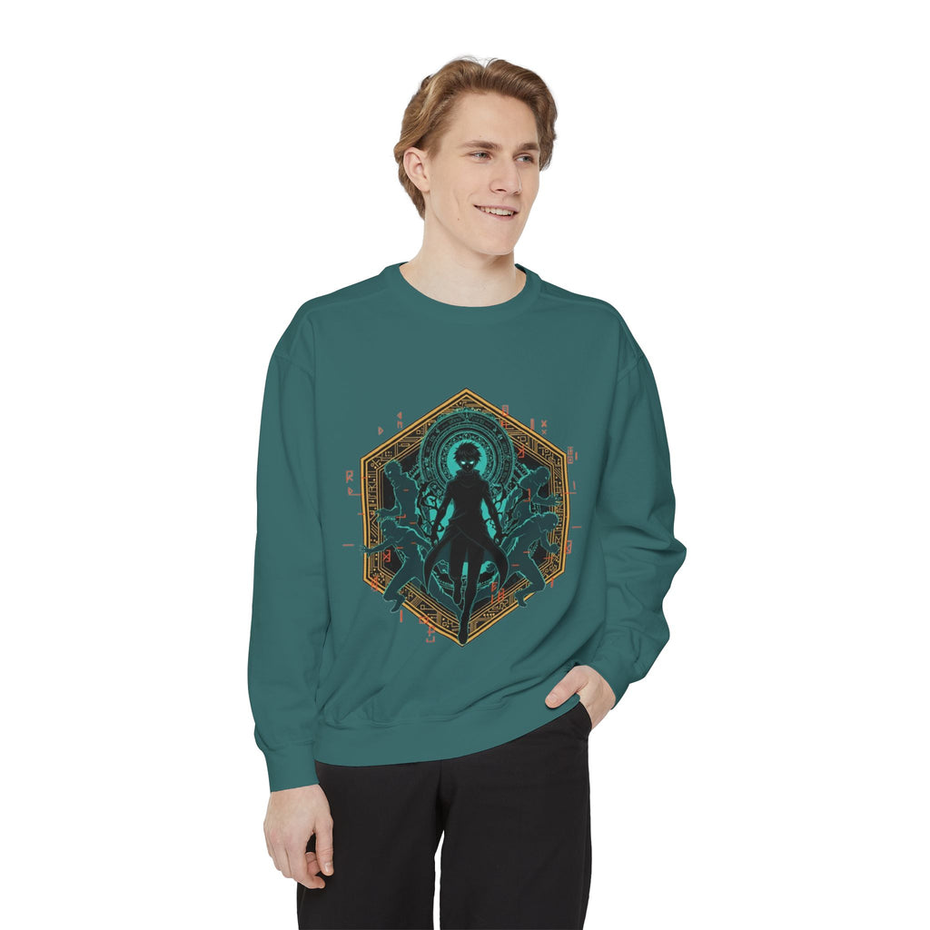 Alien Queen Graphic Sweatshirt — Cosmic Cephalopod Silhouette