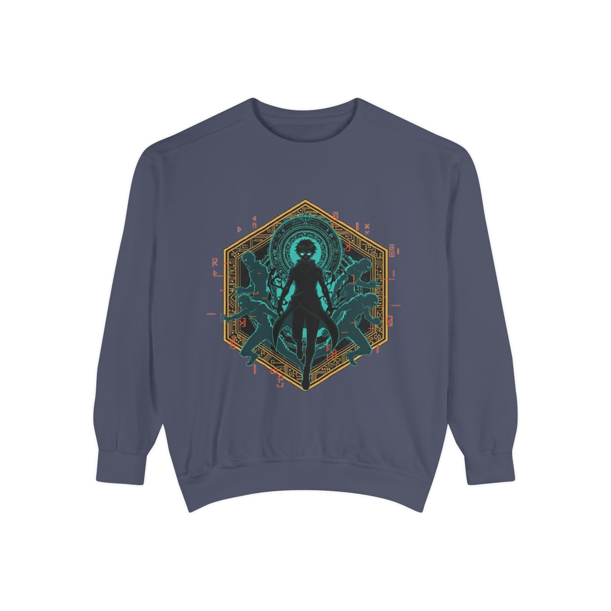 Alien Queen Graphic Sweatshirt — Cosmic Cephalopod Silhouette