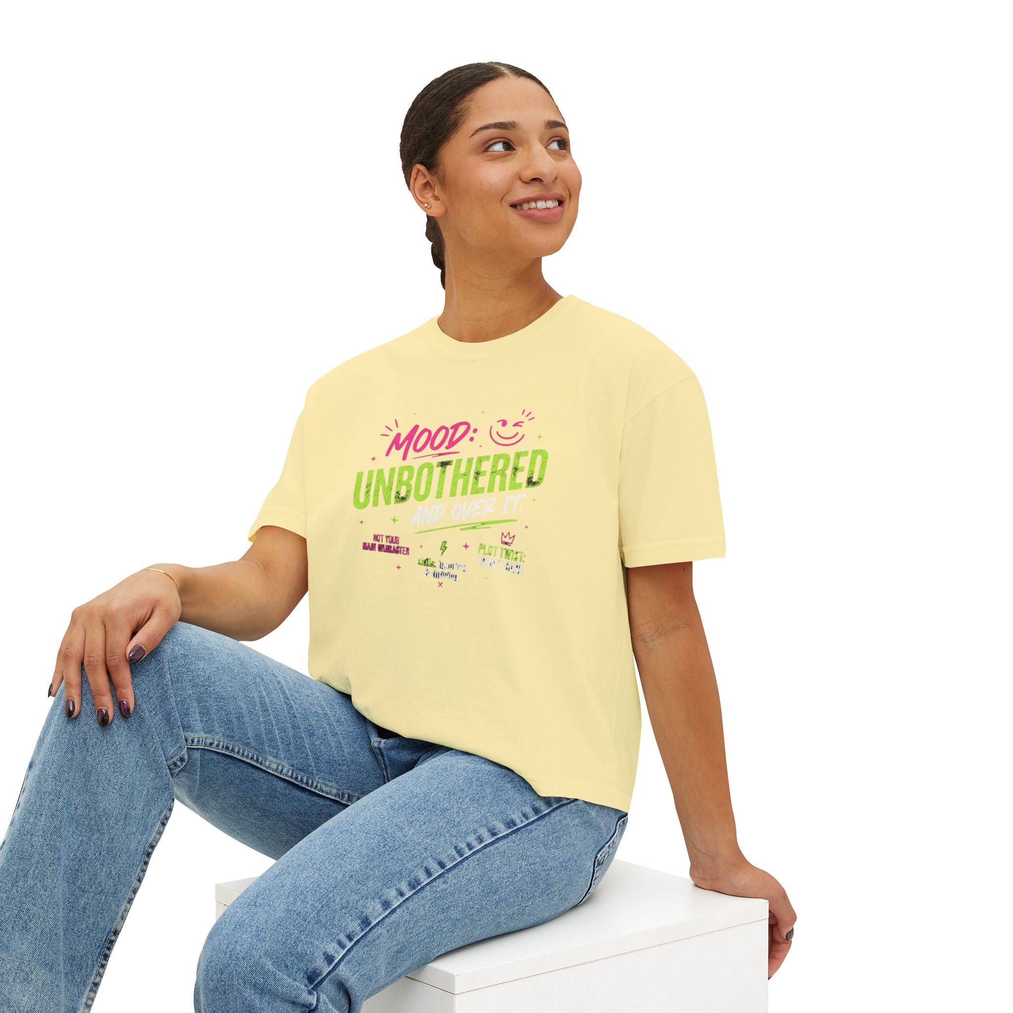 Unbothered & Thriving Aesthetic Graphic Tee