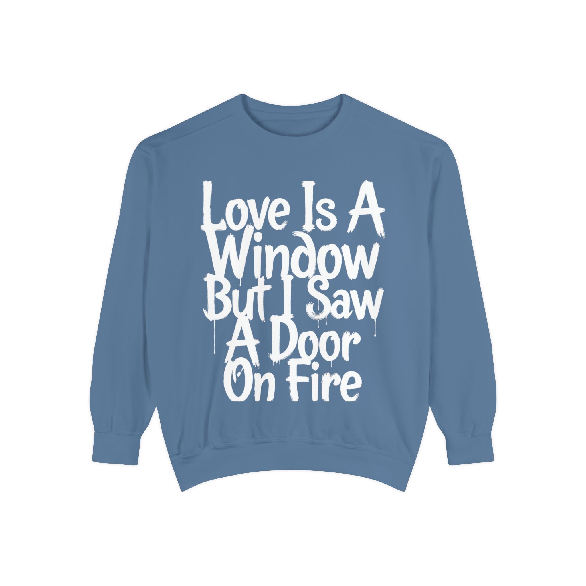 BTS - Love Is A Window But I Saw A Door On Fire Sweatshirt