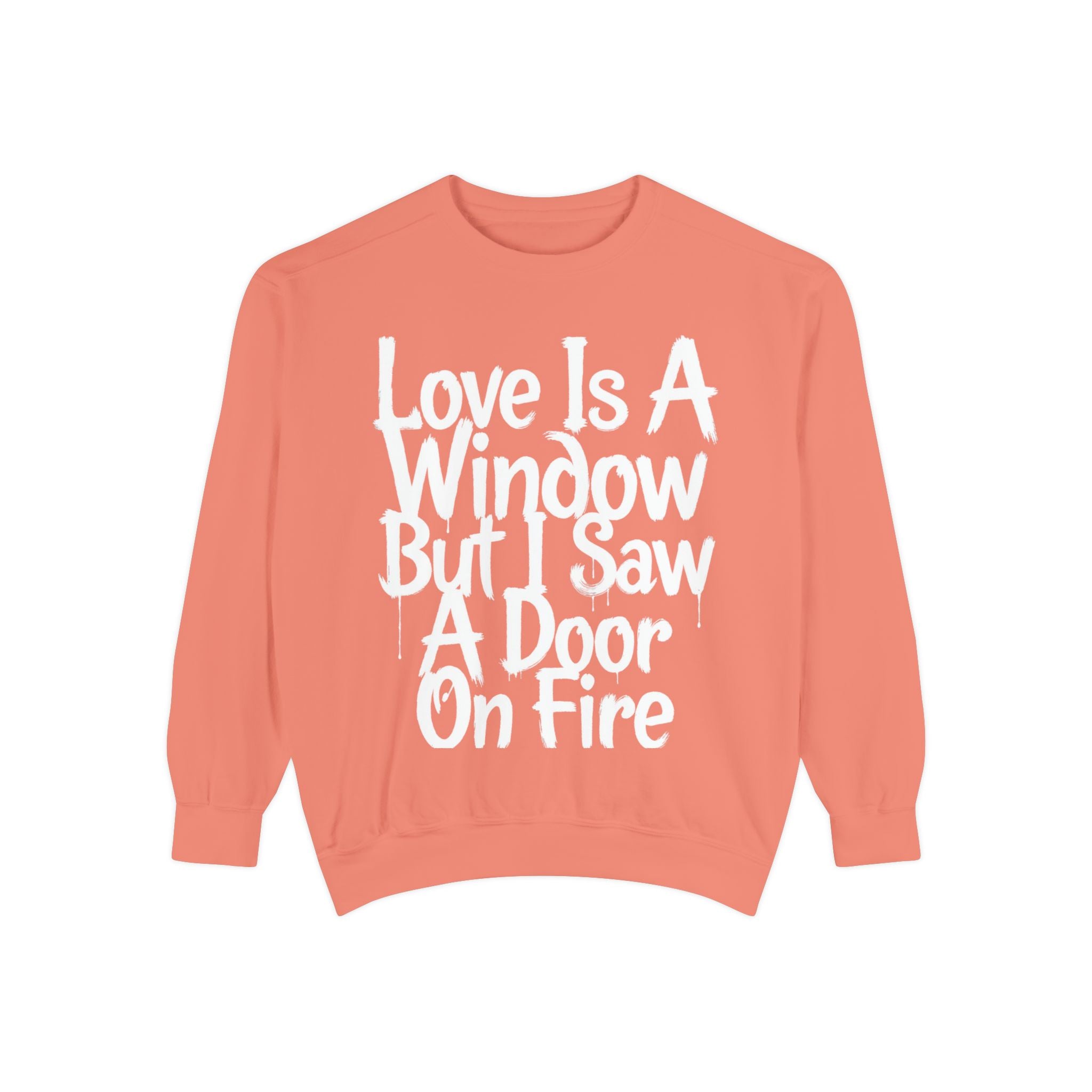 BTS - Love Is A Window But I Saw A Door On Fire Sweatshirt