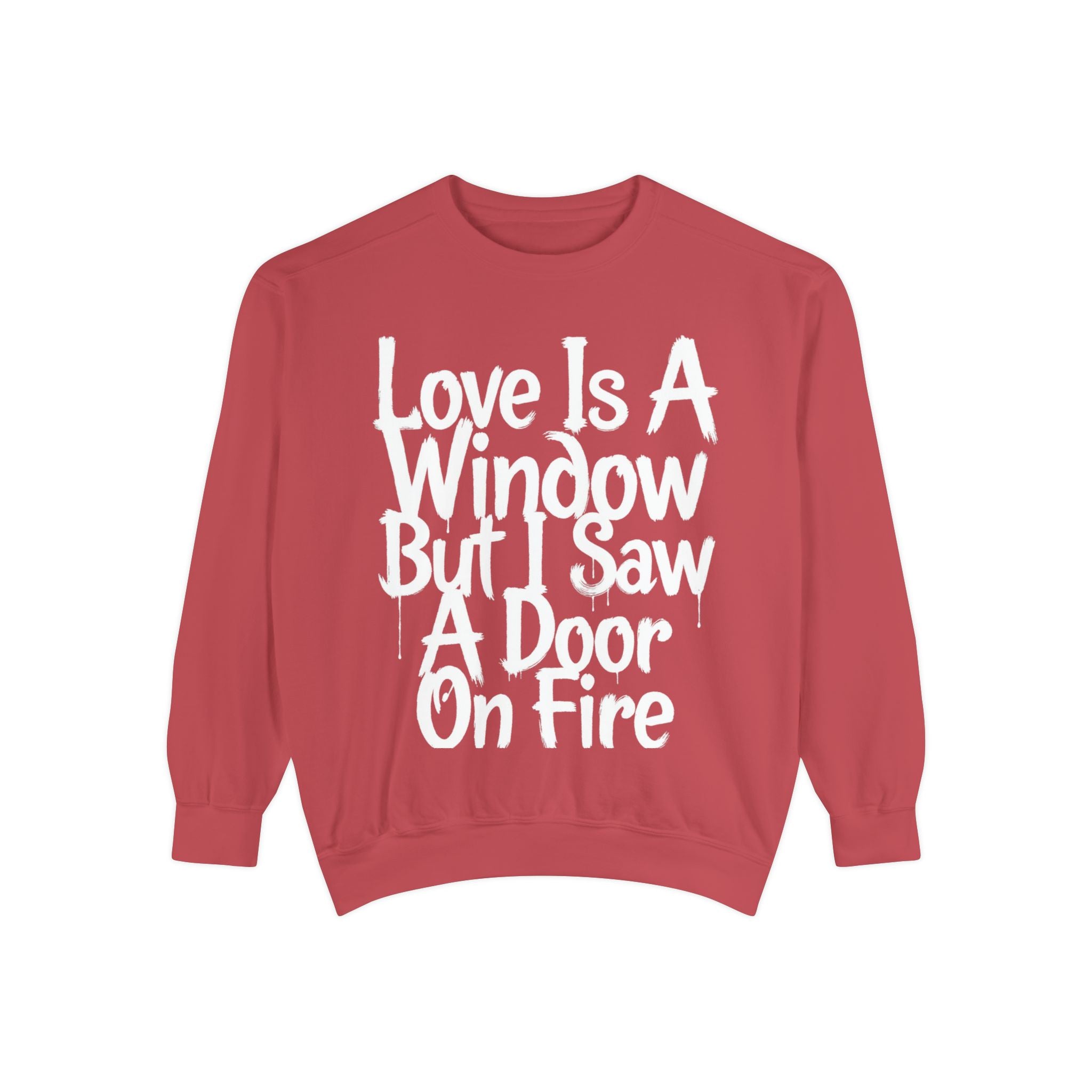 BTS - Love Is A Window But I Saw A Door On Fire Sweatshirt