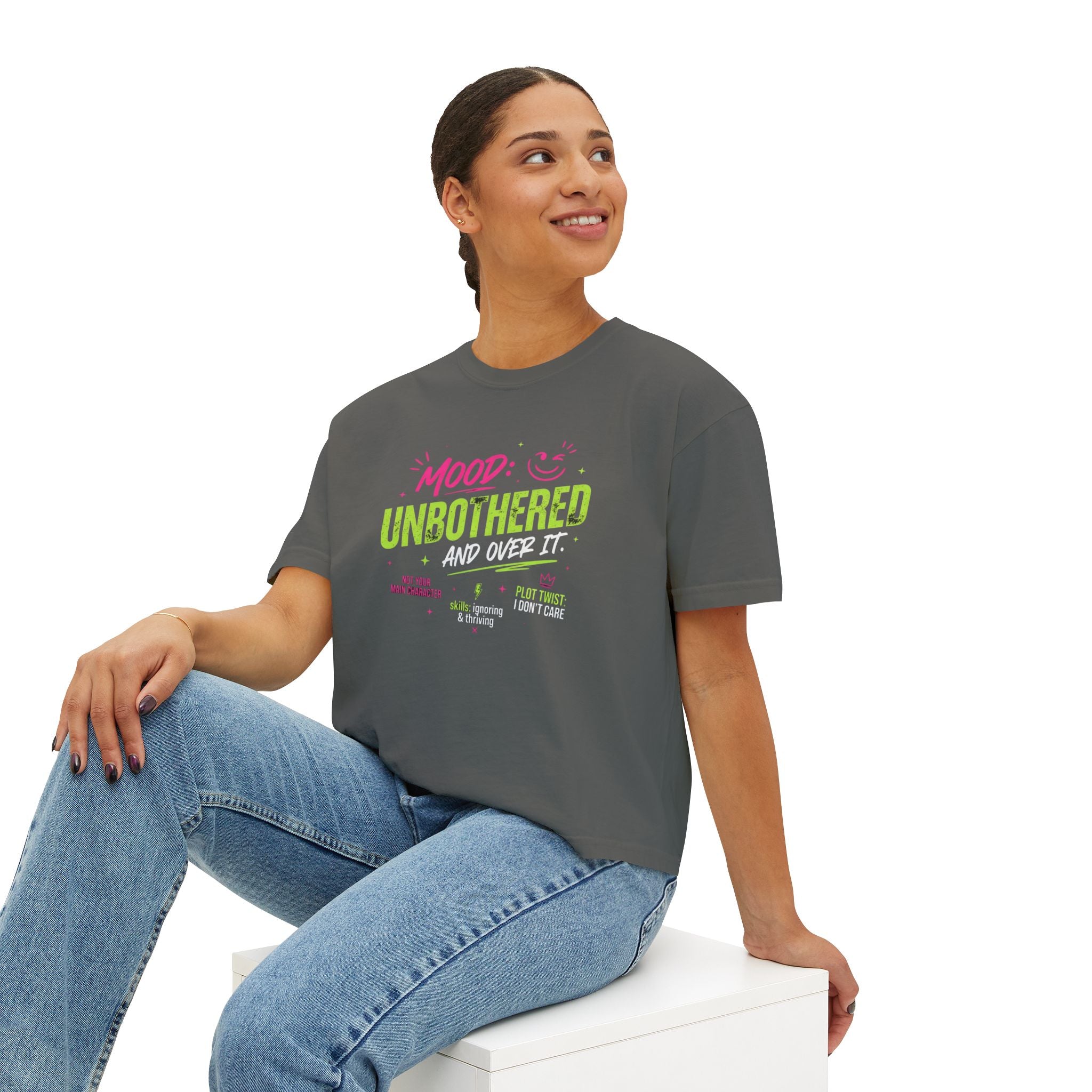 Unbothered & Thriving Aesthetic Graphic Tee