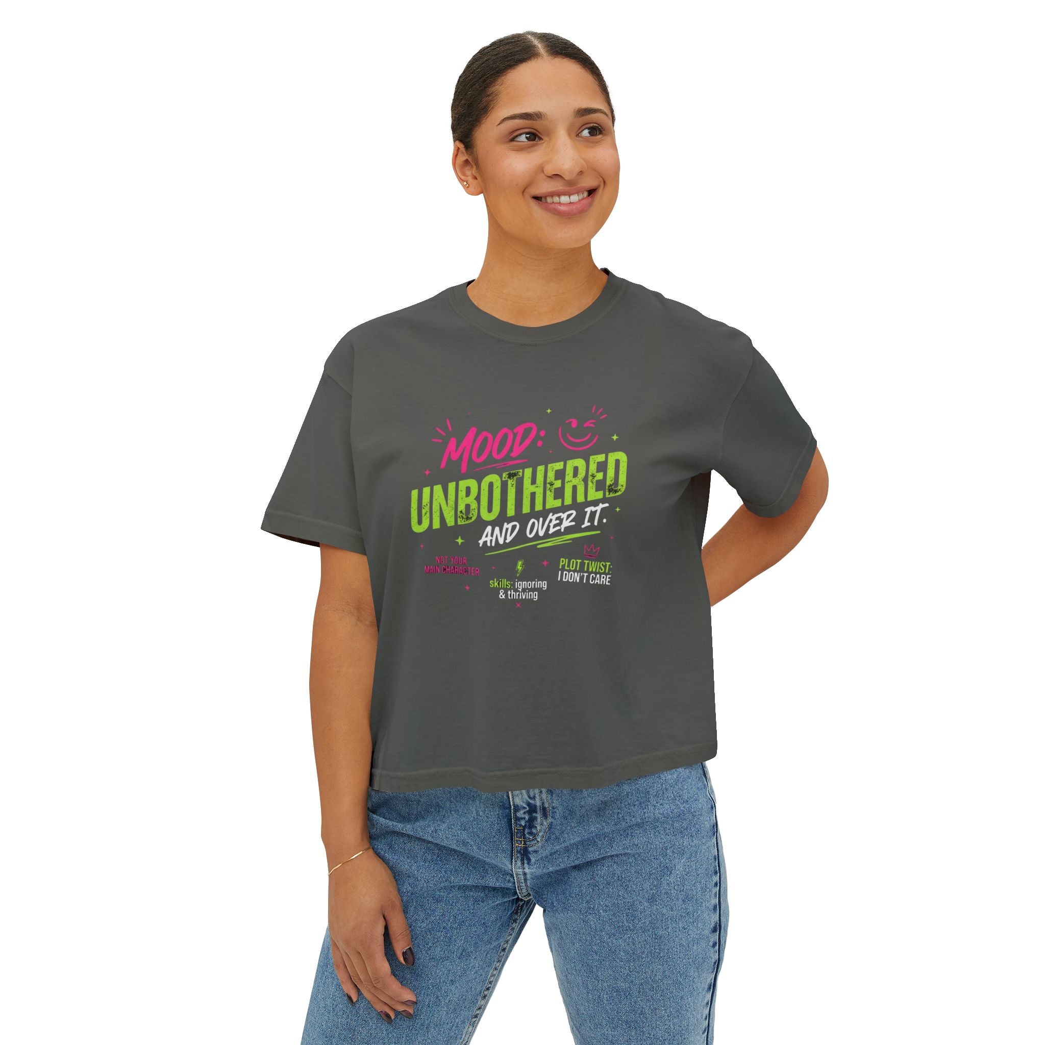 Unbothered & Thriving Aesthetic Graphic Tee