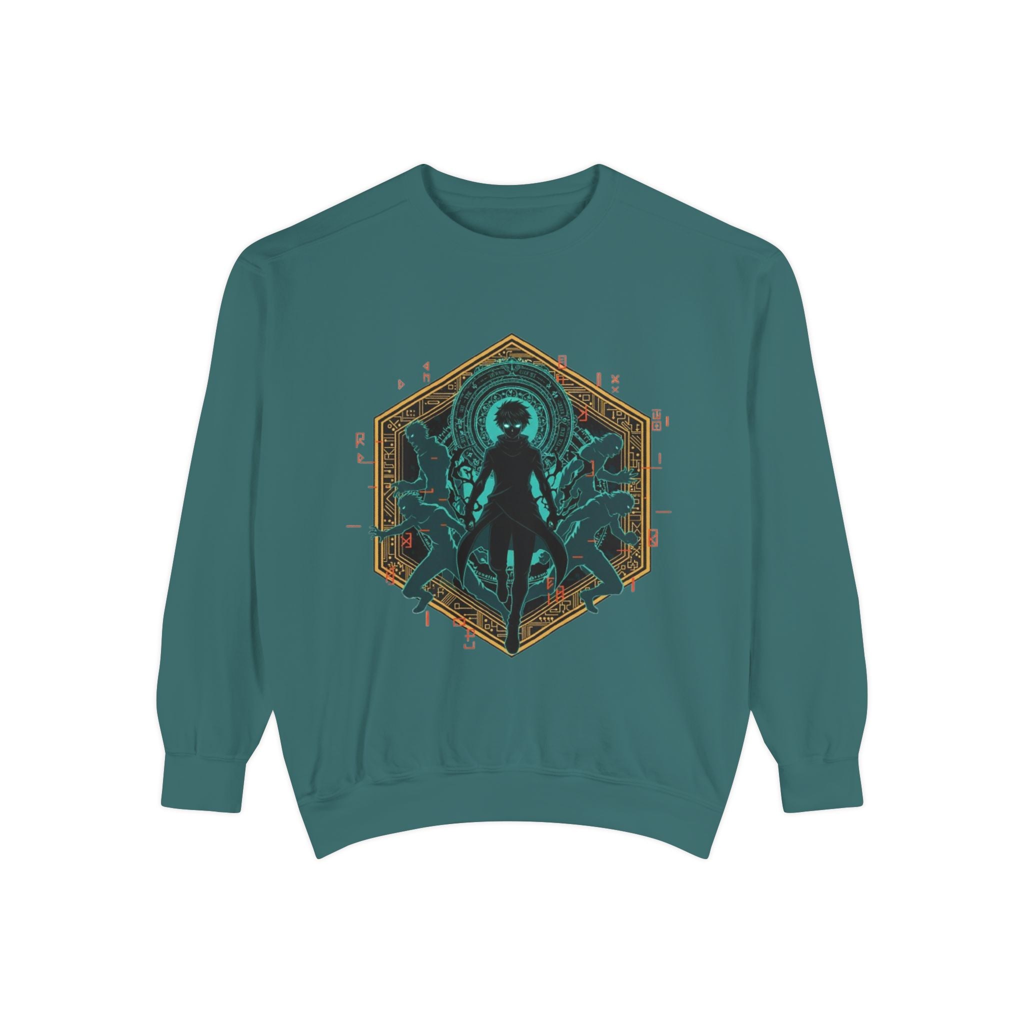 Alien Queen Graphic Sweatshirt — Cosmic Cephalopod Silhouette